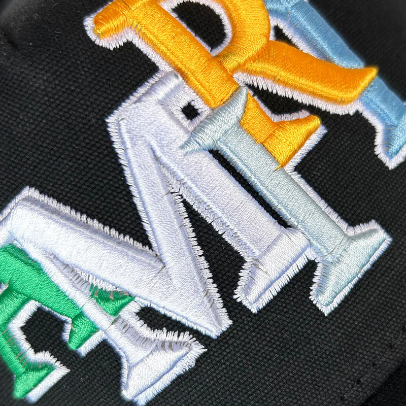 NEW-AMIRI STENCIL TRUCKER HAT