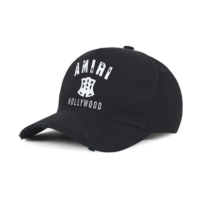 NEW-AMIRI STENCIL TRUCKER HAT