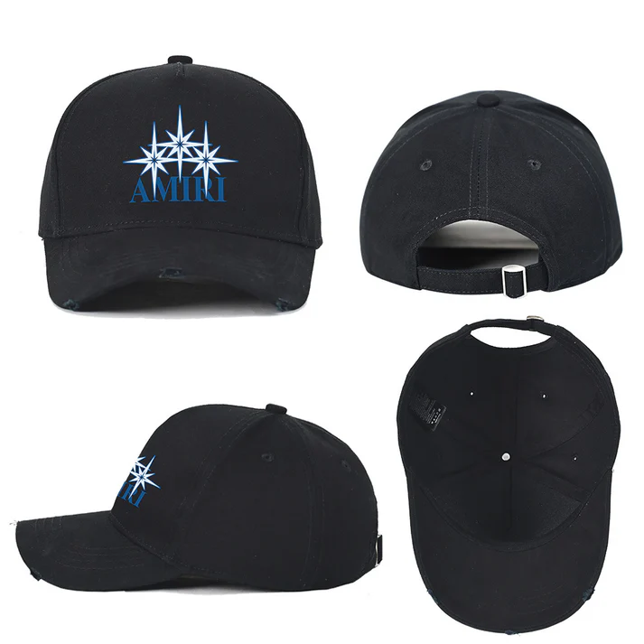 NEW-AMIRI STENCIL TRUCKER HAT