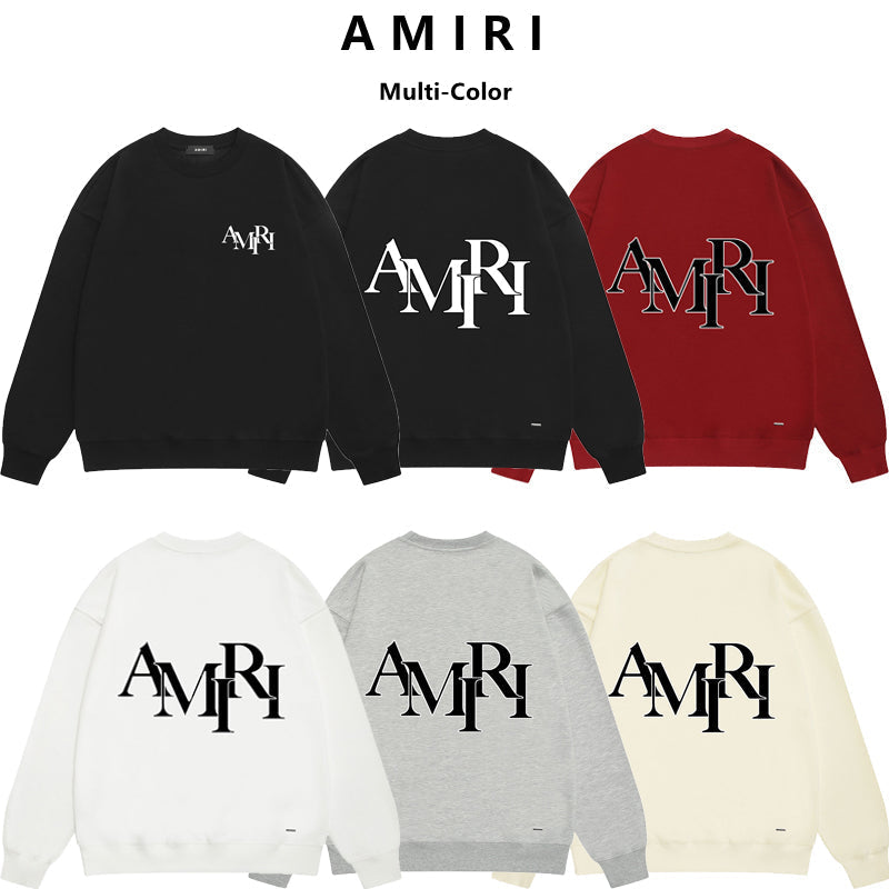 NEW-AMIRI 2025 New Cotton Classic Crewneck Sweatshirt