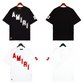 NEW-AMIRI 2025 New High Quality Cotton Flower Logo T-Shirt
