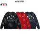 NEW-AMIRI 2025 New Cotton Classic Crewneck Sweatshirt
