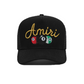 NEW-AMIRI STENCIL TRUCKER HAT