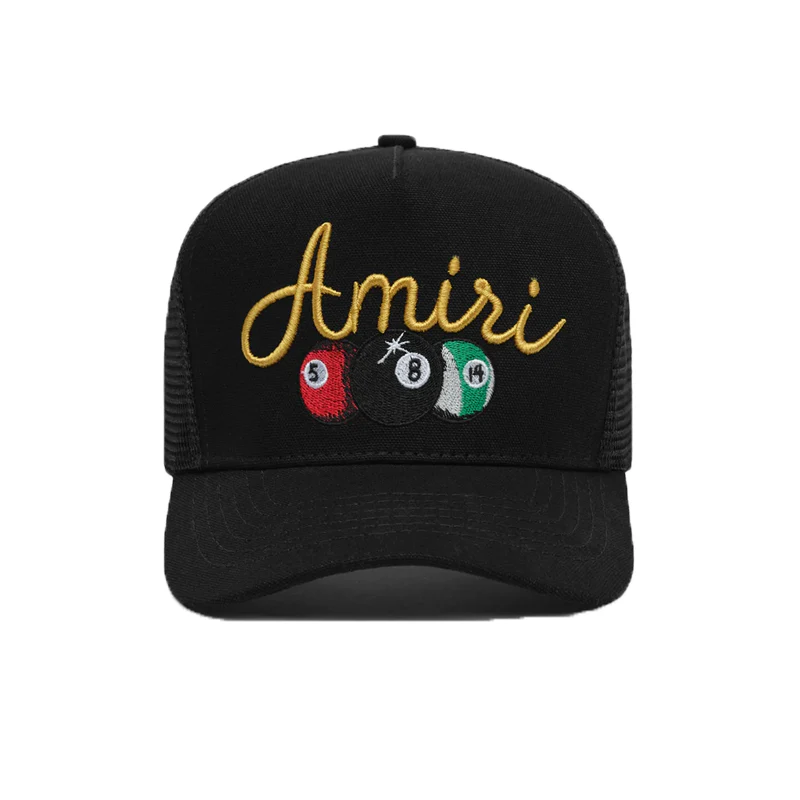 NEW-AMIRI STENCIL TRUCKER HAT