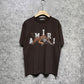 NEW-AMIRI 2025 New High Quality Cotton Flower Logo T-Shirt