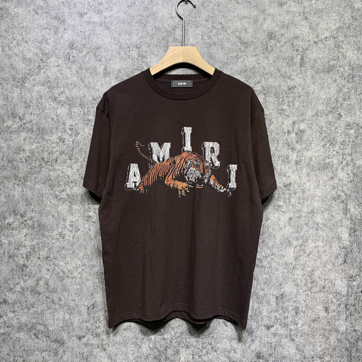 NEW-AMIRI 2025 New High Quality Cotton Flower Logo T-Shirt