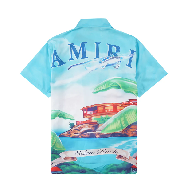 NEW-AMIRI 2025 New Shirt Shorts Set