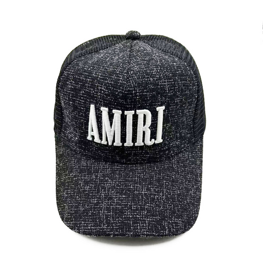 NEW-AMIRI STENCIL TRUCKER HAT