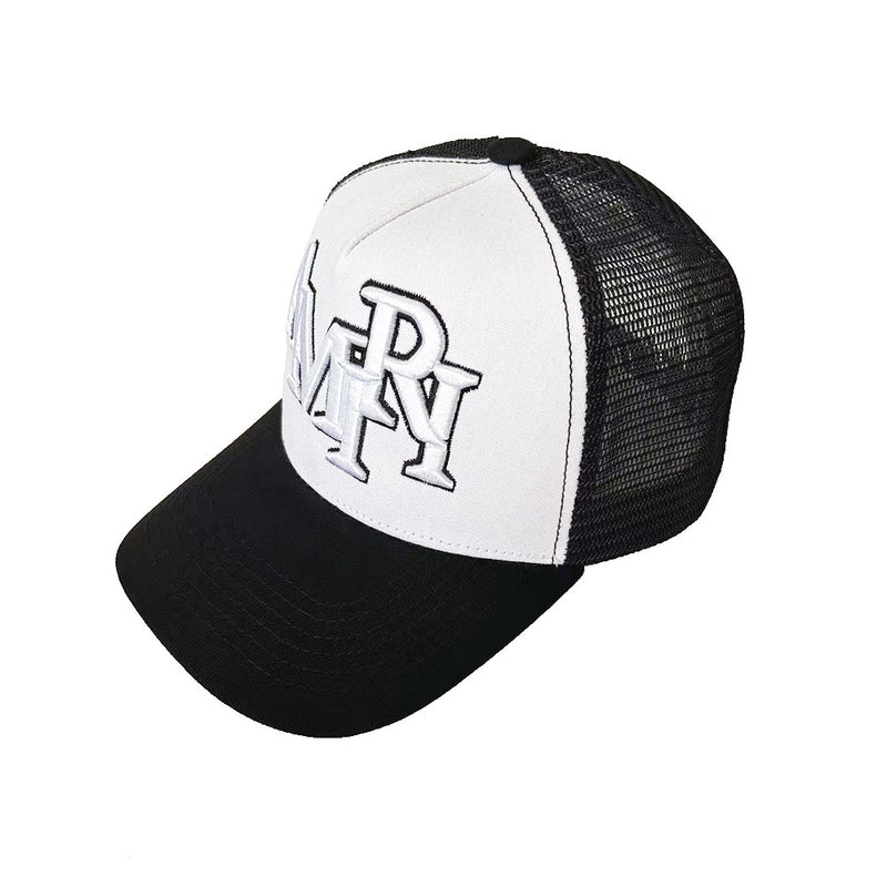 NEW-AMIRI STENCIL TRUCKER HAT