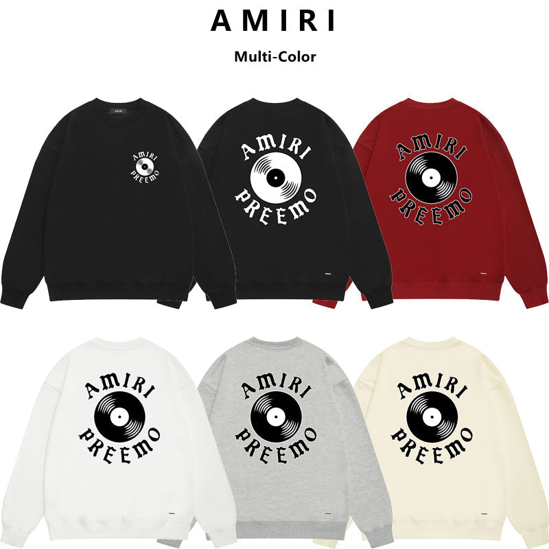 NEW-AMIRI 2025 New Cotton Classic Crewneck Sweatshirt
