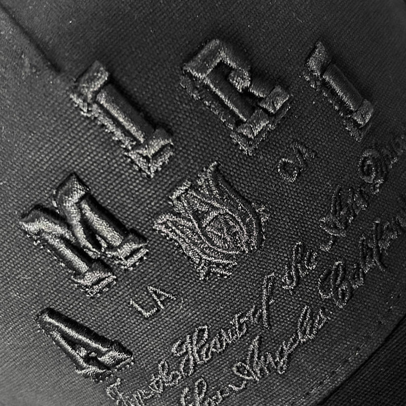 NEW-AMIRI STENCIL TRUCKER HAT