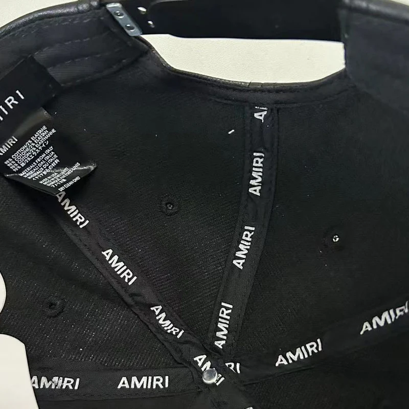 NEW-AMIRI STENCIL TRUCKER HAT