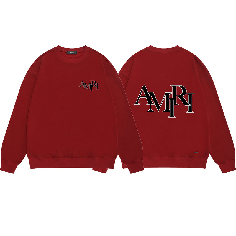 NEW-AMIRI 2025 New Cotton Classic Crewneck Sweatshirt