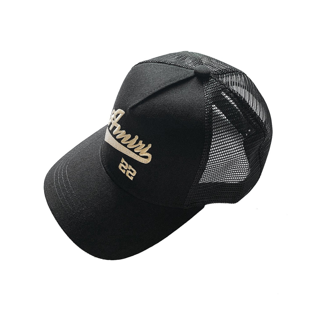 NEW-AMIRI STENCIL TRUCKER HAT