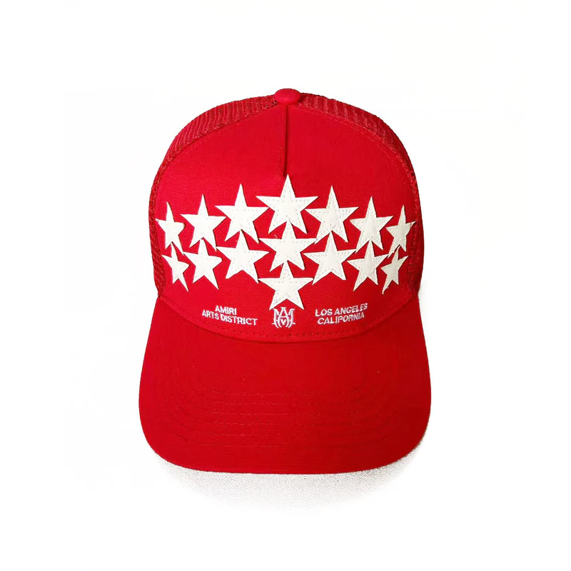 NEW-AMIRI STENCIL TRUCKER HAT
