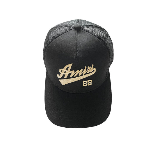 NEW-AMIRI STENCIL TRUCKER HAT