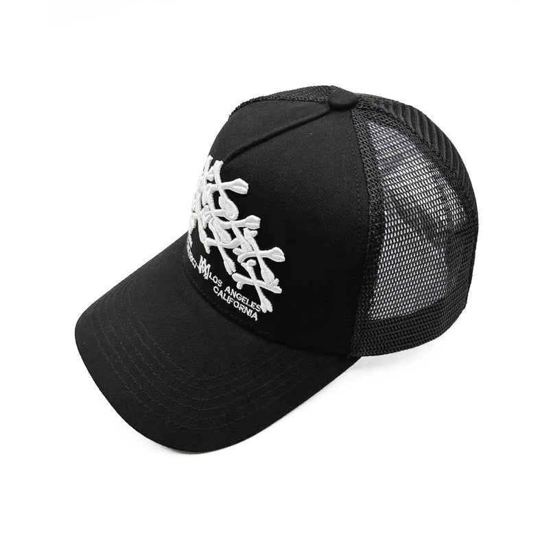 NEW-AMIRI STENCIL TRUCKER HAT