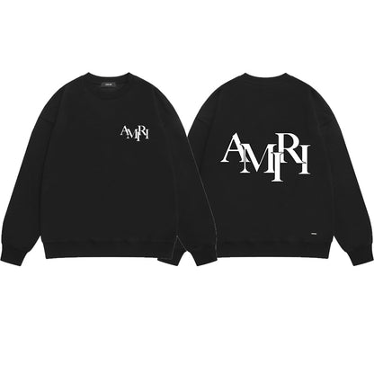 NEW-AMIRI 2025 New Cotton Classic Crewneck Sweatshirt