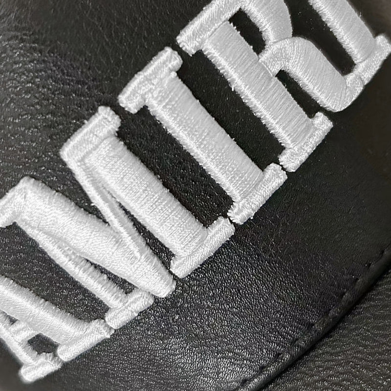 NEW-AMIRI STENCIL TRUCKER HAT