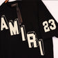 NEW-AMIRI 2025 New High Quality Cotton Flower Logo T-Shirt