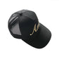 NEW-AMIRI STENCIL TRUCKER HAT