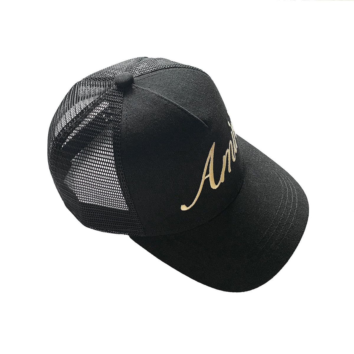 NEW-AMIRI STENCIL TRUCKER HAT
