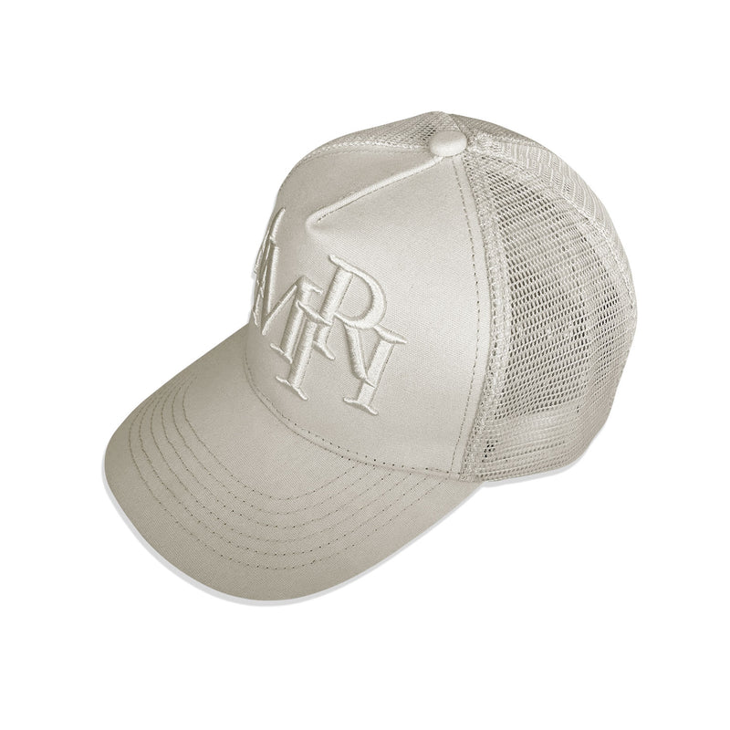 NEW-AMIRI STENCIL TRUCKER HAT