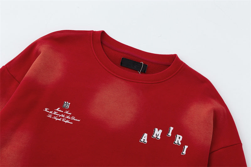 NEW-AMIRI 2025 New Cotton Classic Crewneck Sweatshirt