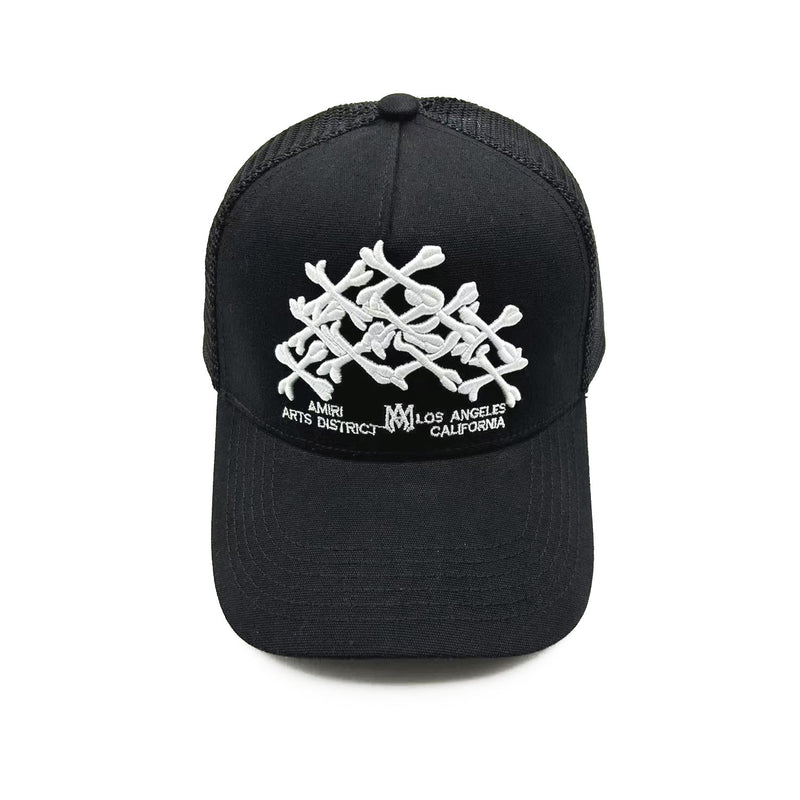 NEW-AMIRI STENCIL TRUCKER HAT