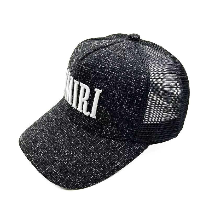 NEW-AMIRI STENCIL TRUCKER HAT