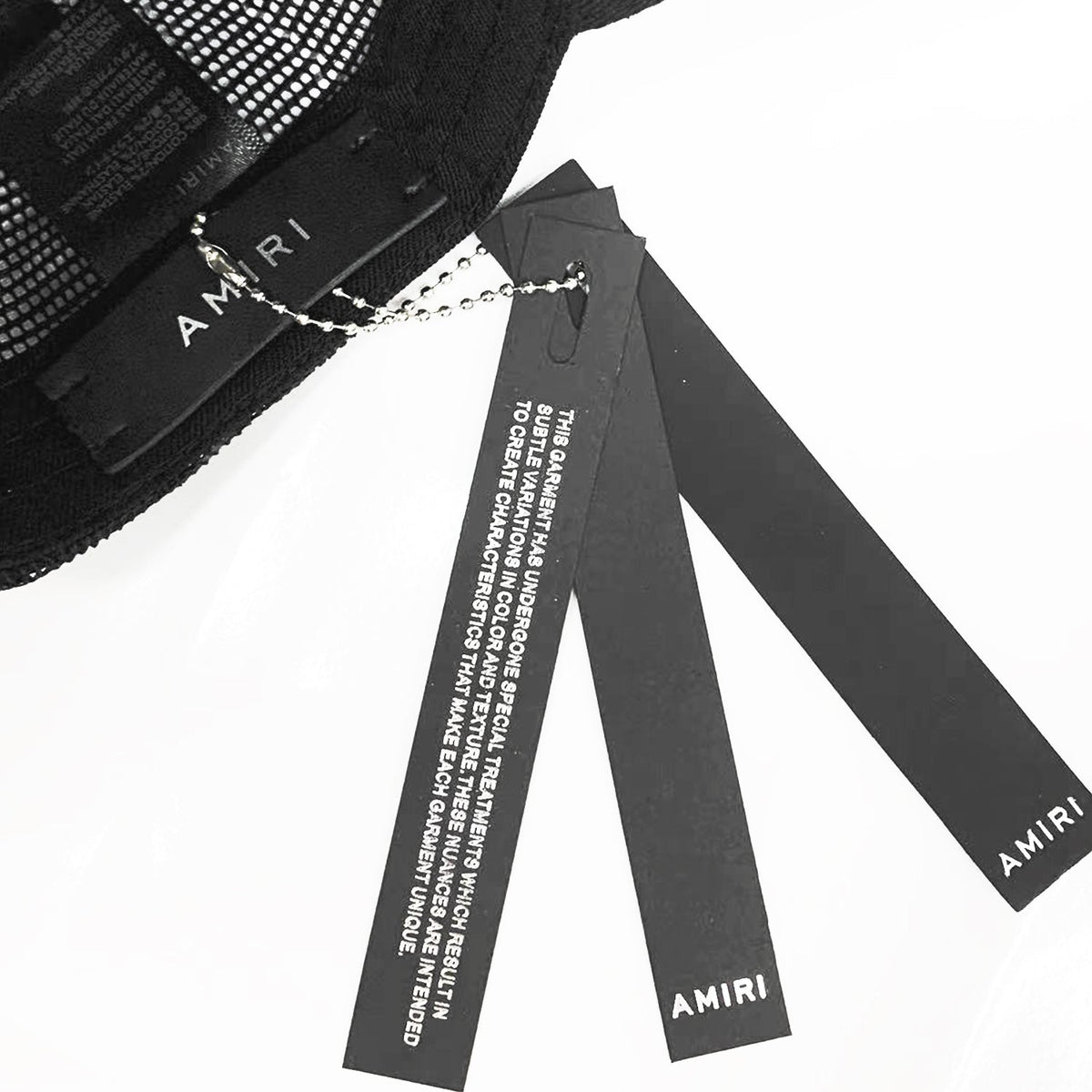 NEW-AMIRI STENCIL TRUCKER HAT