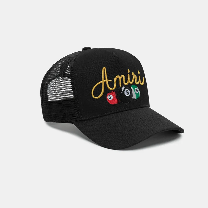 NEW-AMIRI STENCIL TRUCKER HAT