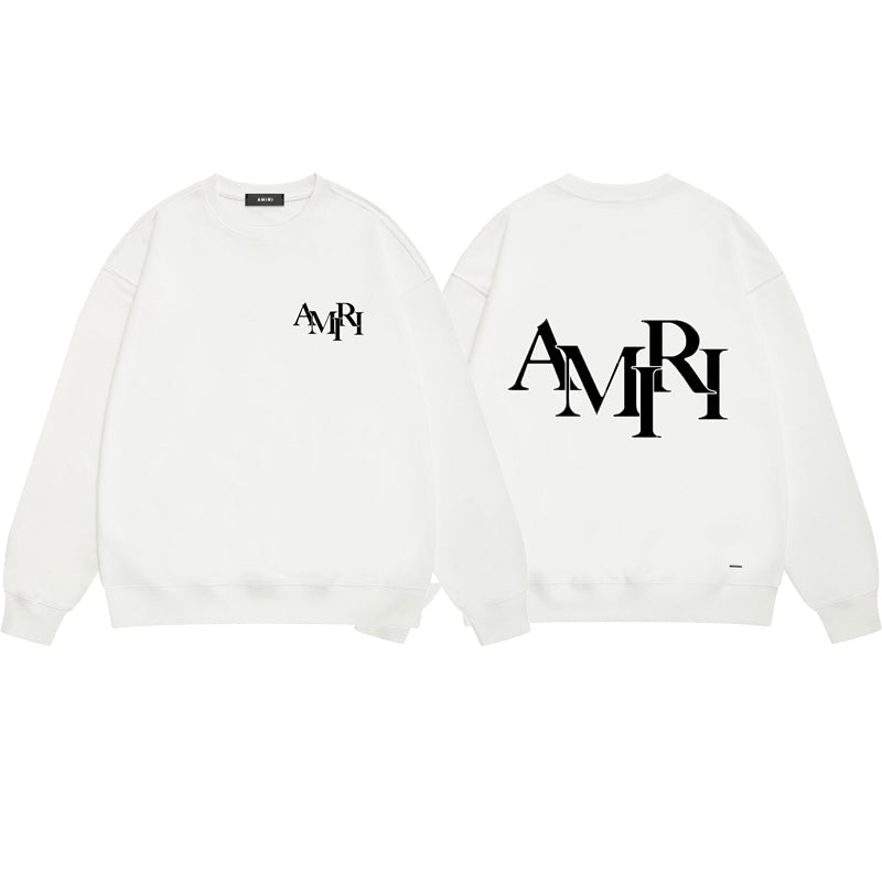 NEW-AMIRI 2025 New Cotton Classic Crewneck Sweatshirt