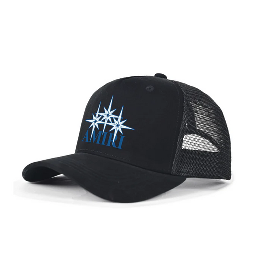 NEW-AMIRI STENCIL TRUCKER HAT