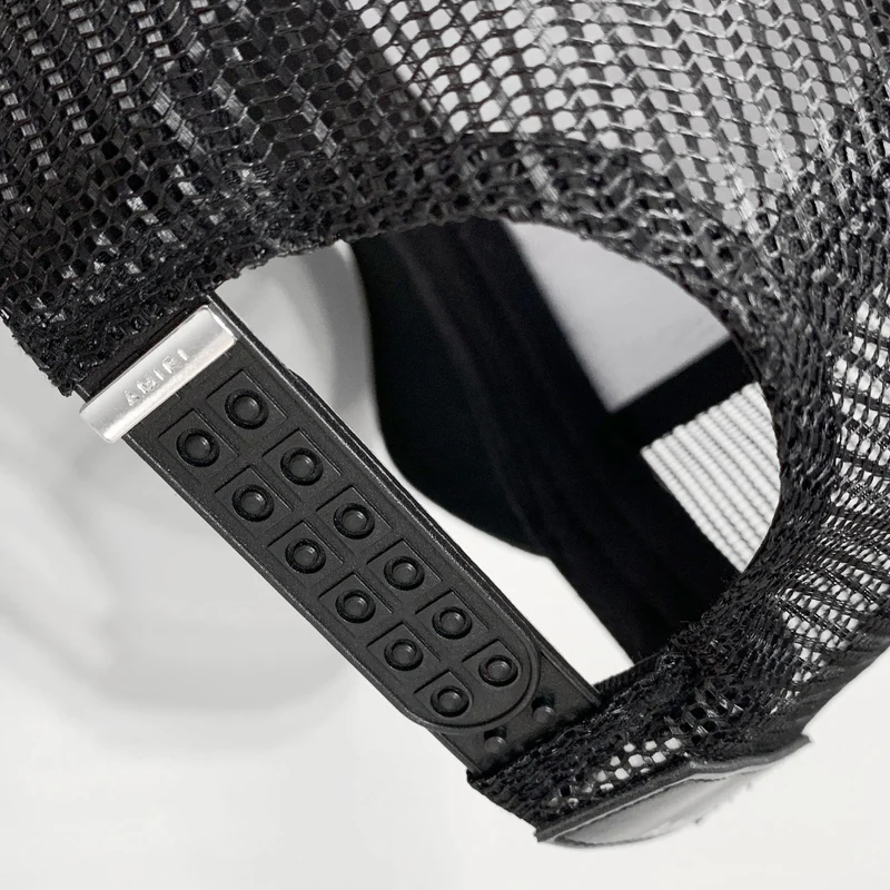 NEW-AMIRI STENCIL TRUCKER HAT