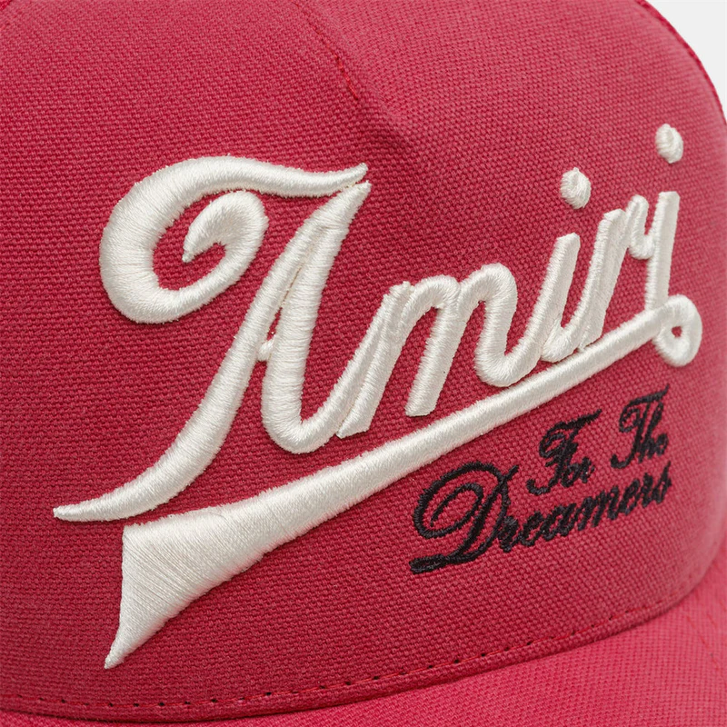 NEW-AMIRI STENCIL TRUCKER HAT