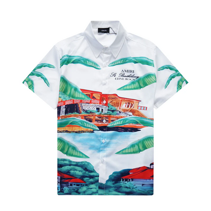 NEW-AMIRI 2025 New Shirt Shorts Set