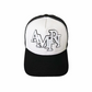 NEW-AMIRI STENCIL TRUCKER HAT