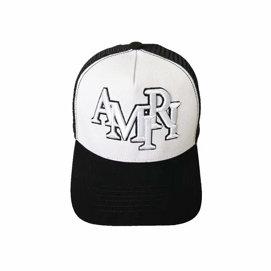 NEW-AMIRI STENCIL TRUCKER HAT