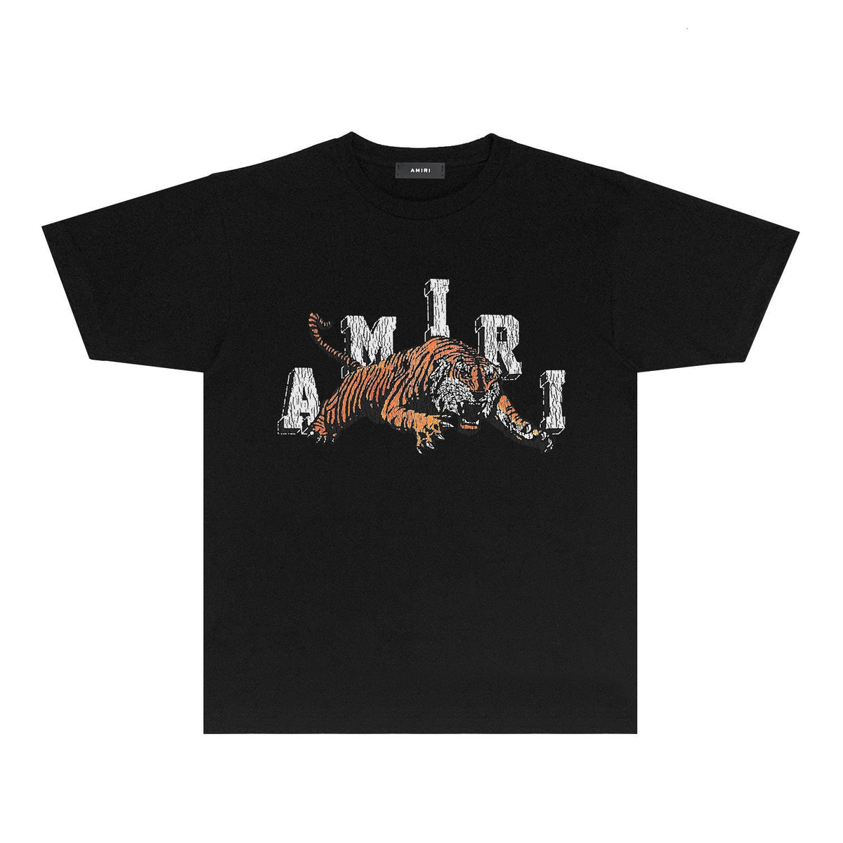 NEW-AMIRI 2025 New High Quality Cotton Flower Logo T-Shirt